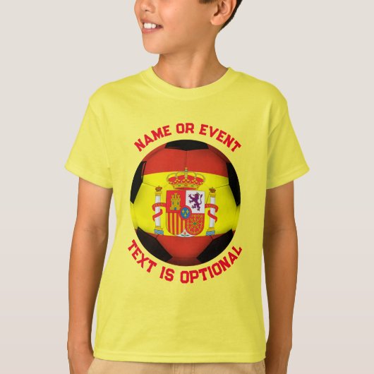 Spanien Fußball T-Shirt (Vorderseite)