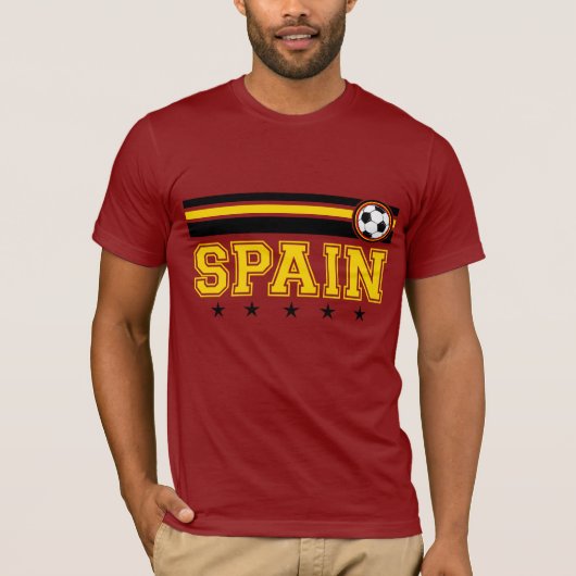 Spanien-Fußball T-Shirt (Vorderseite)