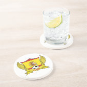 Spanien Fußball-Untersetzer Sandstein Untersetzer (Seite)