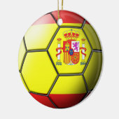 Spanien-Fußball-Verzierung Keramikornament (Links)
