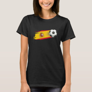 Spanien Fußballball Spanien Flagge Jersey Spanisch T-Shirt