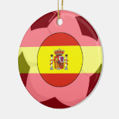 Spanien Fußballfandeur 2010 Weltmeisterschaft Cham Keramikornament (Links)