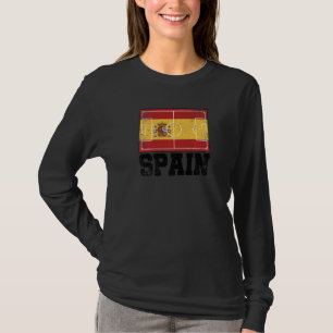 Spanien Fußballfeld Landesflagge Espana Spanischer T-Shirt