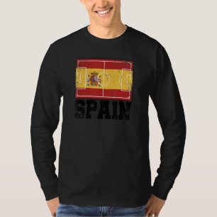 Spanien Fußballfeld Landesflagge Espana Spanischer T-Shirt
