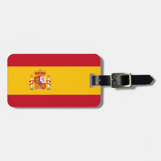 Spanien Gepäckanhänger (Vorderseite horizontal)