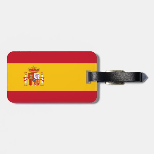 Spanien Gepäckanhänger (Rückseite horizontal)