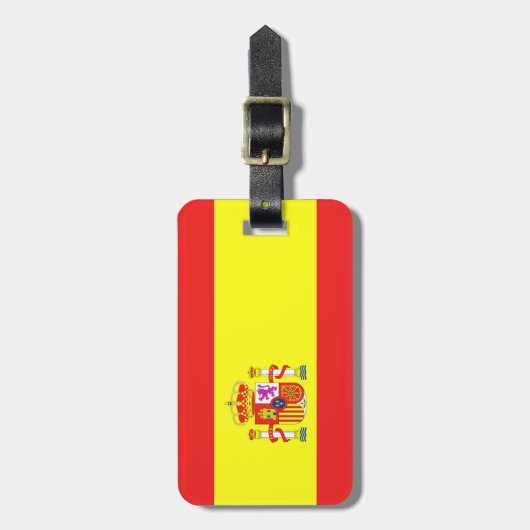 Spanien Gepäckanhänger (Vorderseite vertikal)