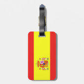 Spanien Gepäckanhänger (Rückseite vertikal)
