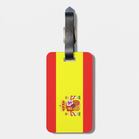 Spanien Gepäckanhänger (Rückseite vertikal)