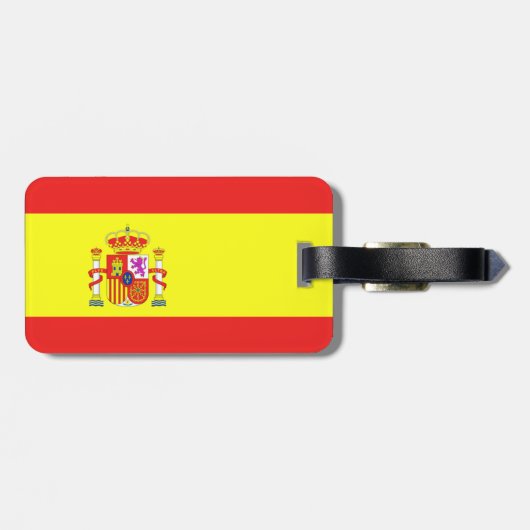 Spanien Gepäckanhänger (Rückseite horizontal)