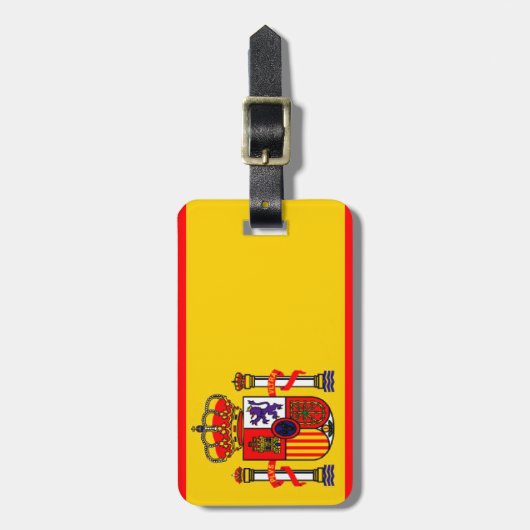 Spanien Gepäckanhänger (Vorderseite vertikal)
