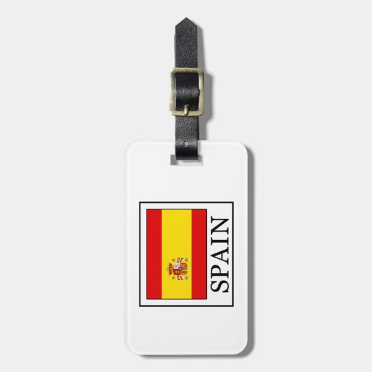 Spanien Gepäckanhänger (Vorderseite vertikal)