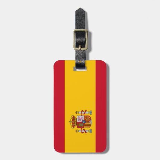 Spanien Gepäckanhänger (Vorderseite vertikal)