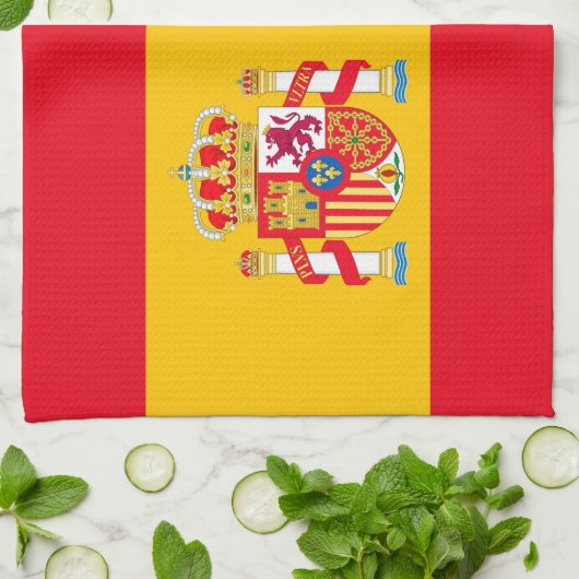 Spanien Geschirrtuch (Gefaltet)