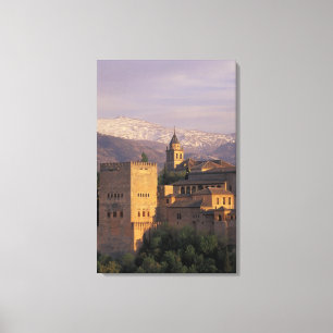 Spanien, Granada, Andalusien Die Alhambra, 2 Leinwanddruck