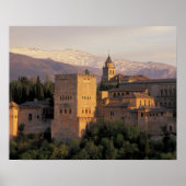 Spanien, Granada, Andalusien Die Alhambra, Poster (Vorne)