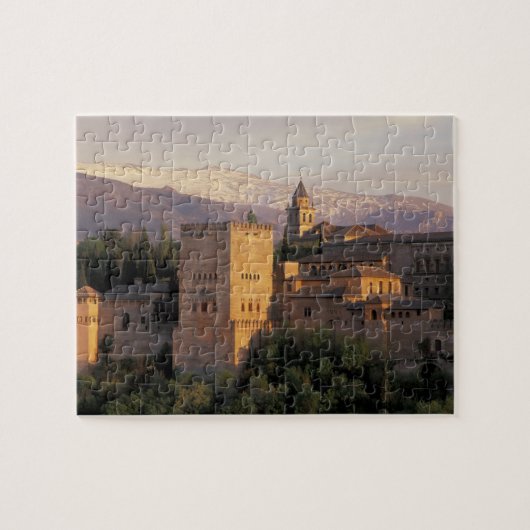 Spanien, Granada, Andalusien Die Alhambra, Puzzle (Horizontal)