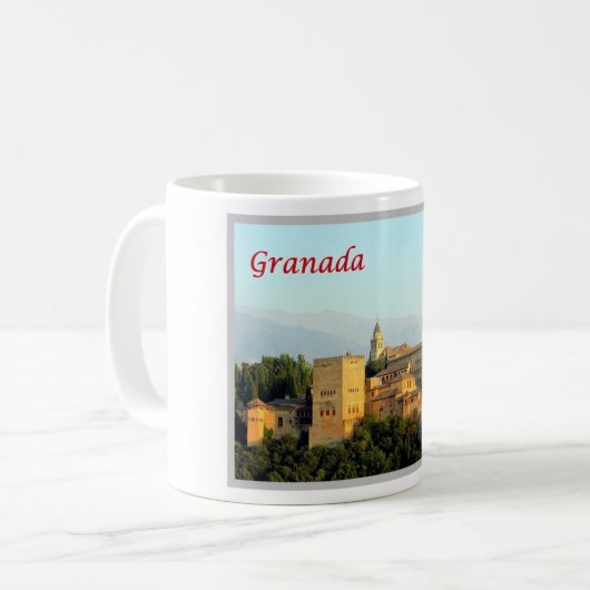 Spanien - Granada - Kaffeetasse (Vorderseite Links)