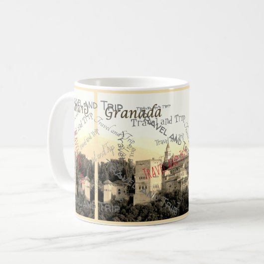 Spanien - Granada - Kaffeetasse (Vorderseite Links)