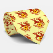 Spanien Grunge futbol Logo La Furia Krawatte 2010 (Gerollt)