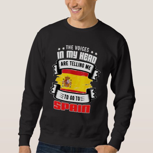 Spanien in meinem Kopf Sweatshirt (Vorderseite)