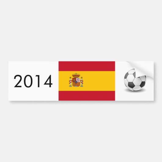 SPANIEN - Jahresvorlage Autoaufkleber (Vorne)