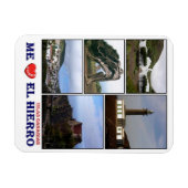 Spanien - Kanarische Inseln - El Hierro - I Liebe  Magnet (Horizontal)