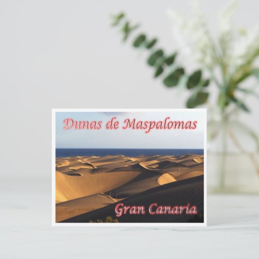 Spanien - Kanarische Inseln - Gran Canaria - Postkarte (Stehend Vorderseite)