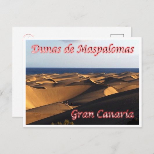 Spanien - Kanarische Inseln - Gran Canaria - Postkarte (Vorne/Hinten)