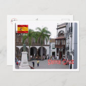 Spanien - Kanarische Inseln - La Palma - Santa Cru Postkarte (Vorne/Hinten)