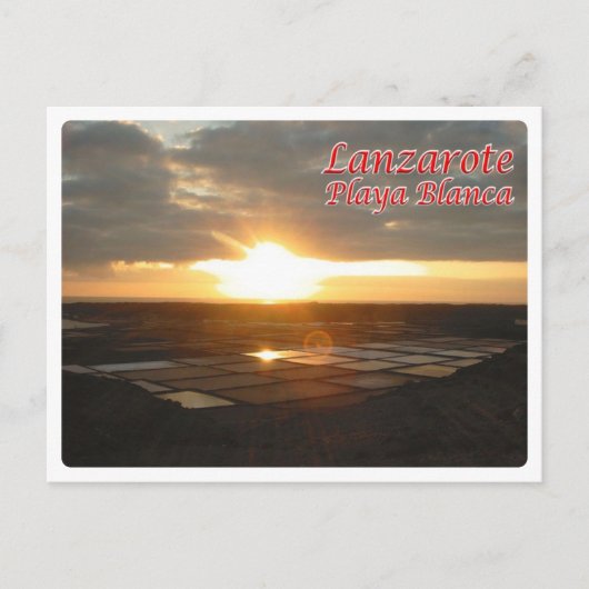 Spanien - Kanarische Inseln - Lanzarote - Postkarte (Vorderseite)