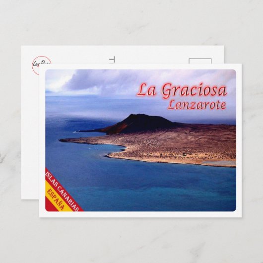 Spanien - Kanarische Inseln - Lanzarote - Postkarte (Vorne/Hinten)