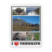 Spanien - Kanarische Inseln - Teneriffa - I Liebe Magnet (Vertikal)