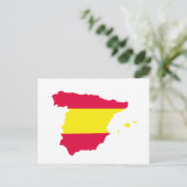 Spanien Karte (Stehend Vorderseite)