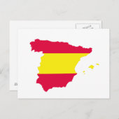 Spanien Karte (Vorne/Hinten)