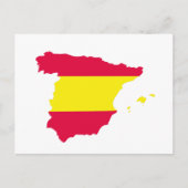 Spanien Karte (Vorderseite)