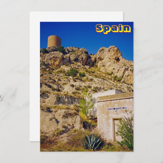 Spanien Karte (Vorne/Hinten)