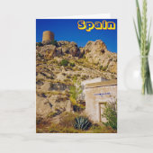 Spanien Karte (Vorderseite)