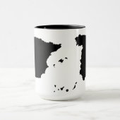 Spanien-Karten-Tasse Tasse (Zentrum)