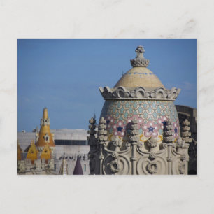 Spanien, Katalonien, Barcelona. Barcelona Dachterr Postkarte