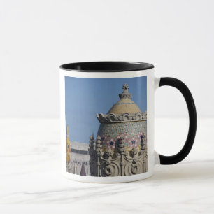 Spanien, Katalonien, Barcelona. Barcelona Dachterr Tasse