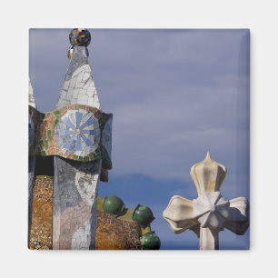 Spanien, Katalonien, Barcelona. Casa Batllo (1906) Magnet