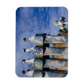 Spanien, Katalonien, Barcelona. Casa Batllo (1906) Magnet (Vertikal)