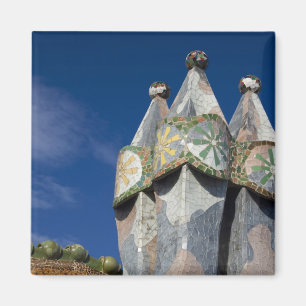 Spanien, Katalonien, Barcelona. Casa Batlló (1906) Magnet