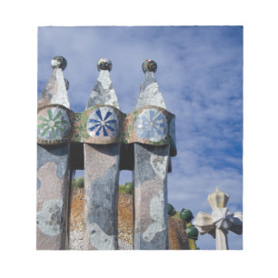 Spanien, Katalonien, Barcelona. Casa Batlló (1906) Notizblock