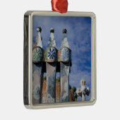 Spanien, Katalonien, Barcelona. Casa Batllo (1906) Ornament Aus Metall (Rechts)