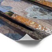 Spanien, Katalonien, Barcelona. Casa Batllo (1906) Poster (Ecke)