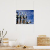 Spanien, Katalonien, Barcelona. Casa Batllo (1906) Poster (Küche)