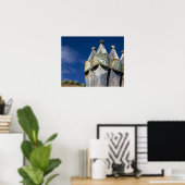 Spanien, Katalonien, Barcelona. Casa Batllo (1906) Poster (Heimbüro)