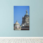 Spanien, Katalonien, Barcelona. Dachterrasse Barce Leinwanddruck (Insitu (Holzboden))